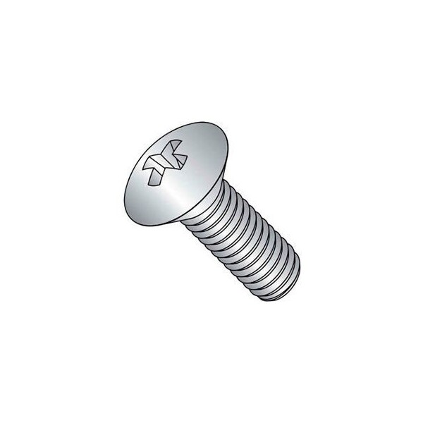 Titan Fasteners M6 x 1.0 x 40mm Machine Screw - Phillips Oval Head - Steel - Zinc - DIN 125B - Pkg of 100 CLC06040 - main